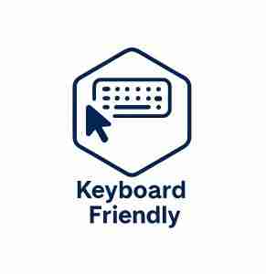 keyboard friendly